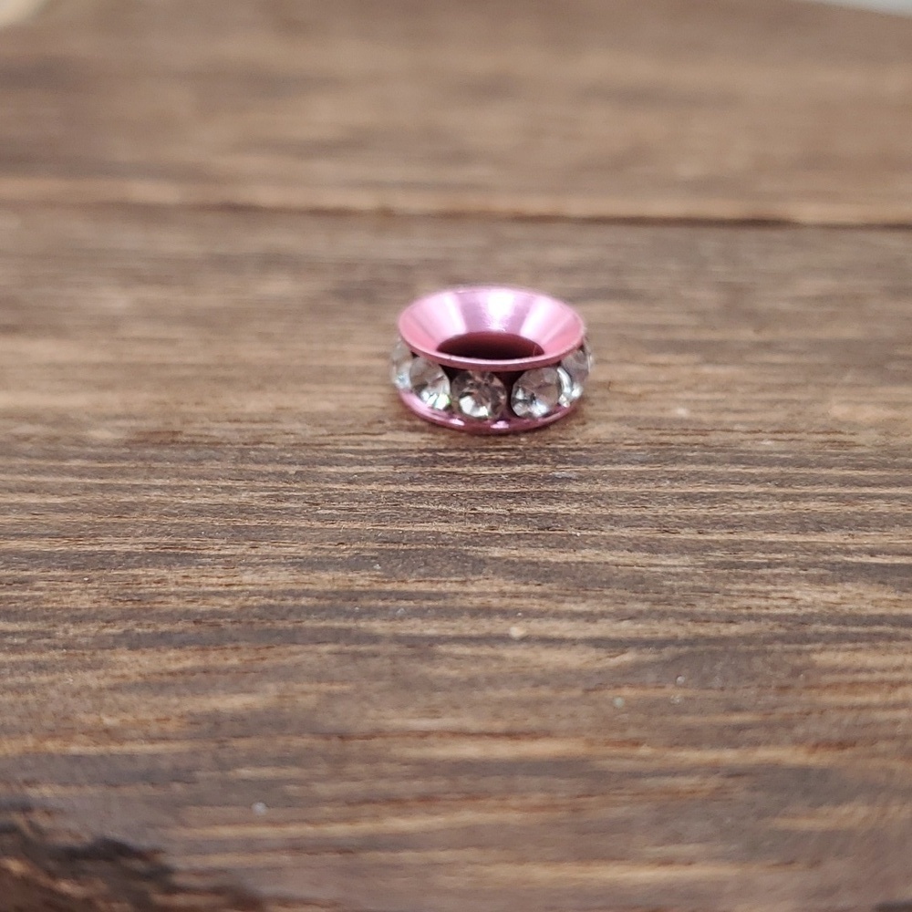 Barbie core metallic pink charm